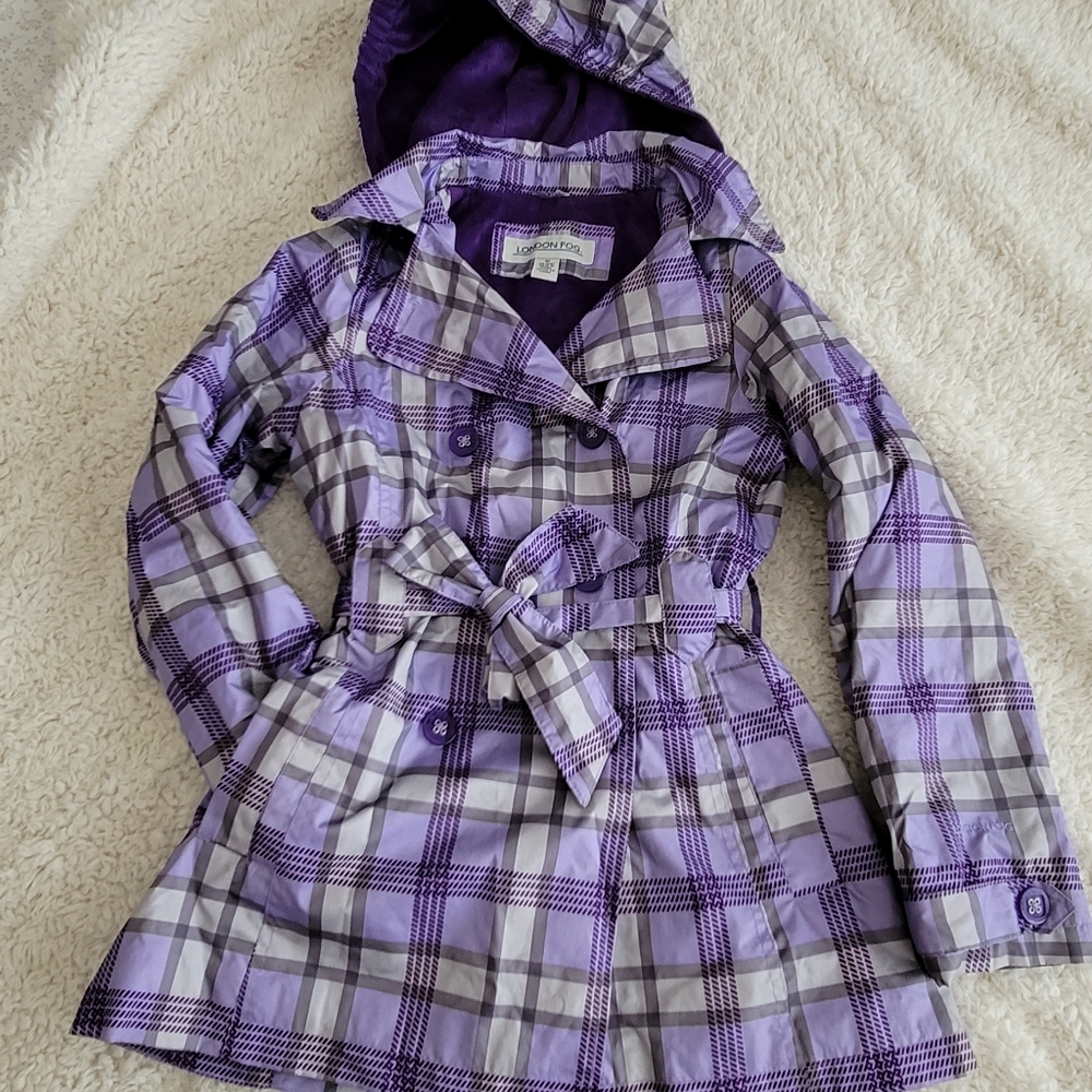 LONDON FOG Girl's Trench Coat
